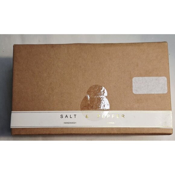 Arlington Designs Gold Christmas Tree Salt & Pepper Set  Handwash Only  Made In - Picture 3 of 7